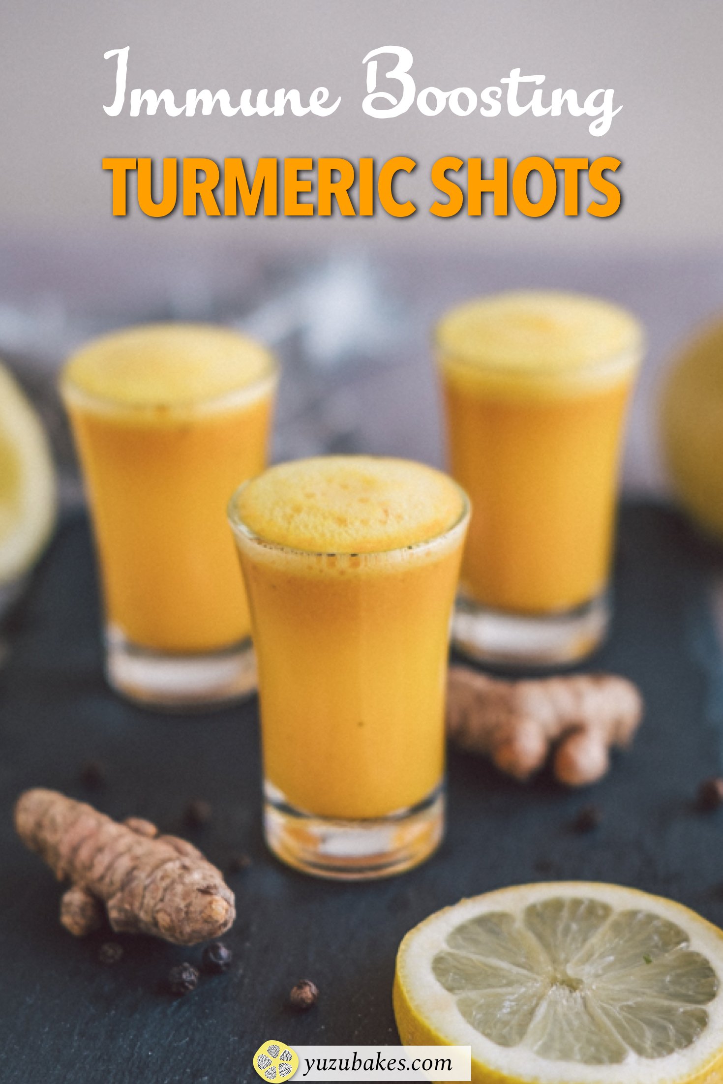 Quick & Easy Turmeric Shot | Yuzu Bakes