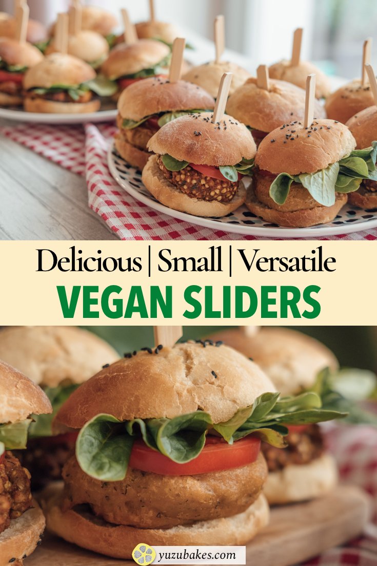 Delicious Vegan Sliders | Yuzu Bakes