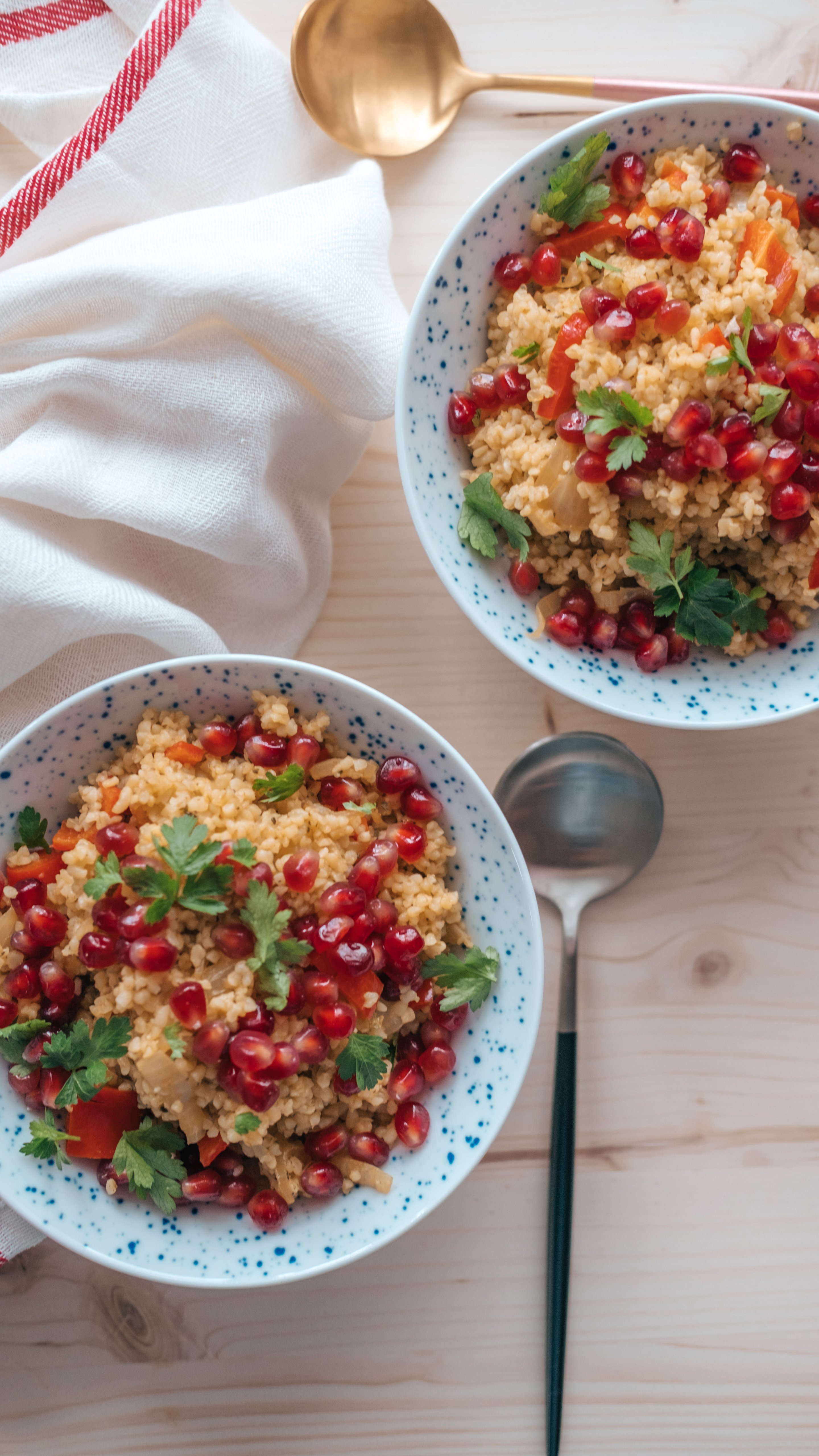 Easy Bulgur Salad in a Jar